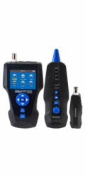LAN Cable Tester TLCD8601S s LCD, koax, Cat3/Cat5E/Cat6/Cat7, UTP/STP, USB, PoE, ping, sonda, protismyčka