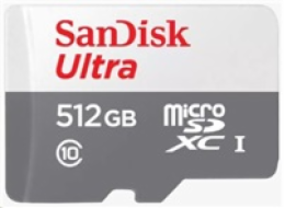 Sandisk MicroSDXC karta 512GB Ultra (100MB/s, Class 10 UHS-I, Android)