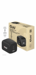 Club3D cestovní nabíječka 65W GAN technologie, 3 porty (2xUSB-C + USB-A), PPS, Power Delivery(PD) 3.0 Support