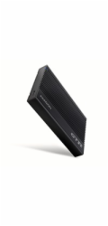 AXAGON EE25-GTR, USB-C 10Gbps - SATA 6G 2.5" RIBBED box, černý