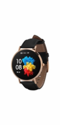 Garett Smartwatch Verona zlatá, černý řemínek