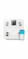 TrueLife FitScale W6 BT - Bioelektrická impedanční bluetooth váha - bílá