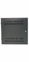 XtendLan 19" nástěnný vertikální rozvaděč 2U+4U 540x150, perforované dveře, černý
