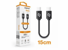 ALIGATOR Datový kabel POWER USB-C/USB-C 15cm, černý