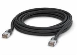 Ubiquiti Patch kabel, venkovní, STP, Cat.5e, 5m, černá