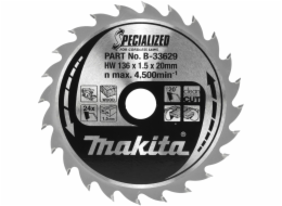 Makita B-33629 SPECIALIZED Saw Blade 136x20x24Z