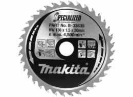 Makita B-33635 SPECIALIZED Saw Blade 136x20x36Z