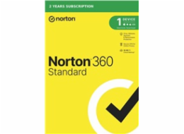 NORTON 360 STANDARD 10GB + VPN 1 uživatel pro 1 zařízení na 2 roky ESD