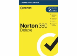 NORTON 360 DELUXE 50GB +VPN 1 uživatel pro 5 zařízení na 2 roky - ESD