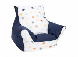 Dětské křeslo plněné kuličkami New Baby modrá
