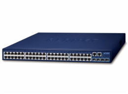 POUŽITÉ - Planet SGS-5240-48T4X L2/L3 switch, 48x 1GE, 4x 10G SFP+, stohování