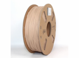 Gembird tisková struna (filament), PLA, 1,75mm, 1kg, přírodní dřevo