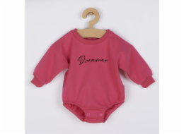 Kojenecké teplákové body baggy Koala Dreamer tmavě růžová Vel.62 (3-6m)