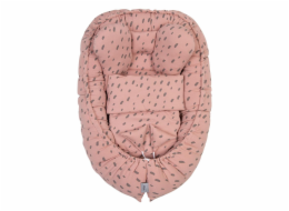 Hnízdečko s peřinkou pro miminko Belisima Soft rose