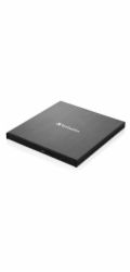 VERBATIM externí mechanika Slimline Blu-ray Writer (USB 3.1, USB-C)  Zdarma BR Disc 25GB (CD DVD BD + NERO