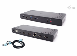 i-tec USB 3.0/USB-C/Thunderbolt, 2x HDMI Docking Station, PD 100W