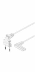 PREMIUMCORD Kabel síťový 230V k magnetofonu se zahnutými konektory 3m