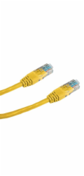 DATACOM patch cord UTP cat5e 10M žlutý