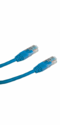 DATACOM patch cord UTP cat5e 10M modrý