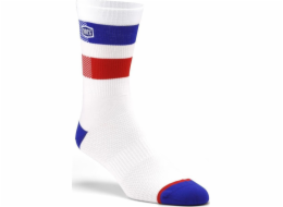 100% Skarpety 100% FLOW Performance socks white S/M (NEW)