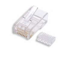 Konektor UTP RJ45 (8p8c), Cat6, 50µm, skládaný, licna(lanko) - 100 ks