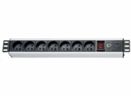 XtendLan 19   rozvodný panel 5x 230V,2xIEC, ČSN, nadproudová ochrana
