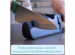 Mediashop Livington Brousek Blade Star - Profesionální bruska nožů ostří, brousí a leští nože během několika vteřin Livington Blade Star - brousič nožů