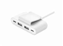 Belkin USB power Extender, 2xC 2xA až 30W, bilý