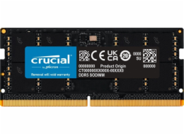 Crucial - DDR5 - modul - 48 GB - SO-DIMM 262 pinů - 2800 MHz / PC5-44800 - CL46 - 1.1 V - on-die ECC - černá