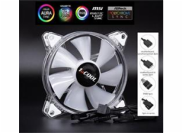 1stCOOL AURA EVO ARGB PWM Crystal 120mm transparentný ventilátor