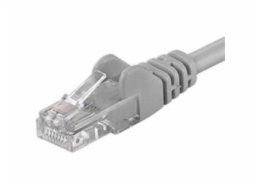 PREMIUMCORD Patch kabel UTP RJ45-RJ45 CAT5e 5m šedá