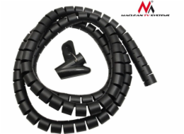 Maclean Organizer Spiral for Wires Black 1 kus (MCTV-676B)
