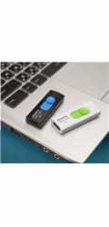 ADATA Flash Disk 32GB UV320, USB 3.1 Dash Drive, černá/modrá