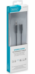 Digitus&nbsp;Audio&nbsp;extension&nbsp;cable,&nbsp;stereo&nbsp;3.5mm&nbsp;M/F,&nbsp;1.50m,&nbsp;2x0.10/10,&nbsp;bl
