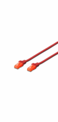 Digitus&nbsp;Ecoline&nbsp;Patch&nbsp;Cable,&nbsp;UTP,&nbsp;CAT&nbsp;6e,&nbsp;AWG&nbsp;26/7,&nbsp;červený&nbsp;5m,&nbsp;1ks
