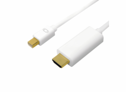 LogiLink DisplayPort Mini - HDMI kabel 5m bílý (CV0125)