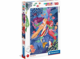 Clementoni Puzzle 180 super barevných mořských panen