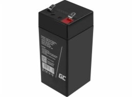 Green Cell AGM VRLA 4V 4.5Ah maintenance-free battery for the alarm system, cash register, toys