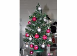 Vánoční dekorační ozdoby, 3,5 cm, měděné, lesklé, 48 ks