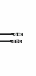 Omnitronic mikrofonní kabel XLR/XLR, 30m, černý