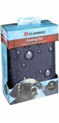 Flamingo Chladící podložka šedá vzor kapky M 70x50cm