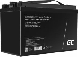 Green Cell AGM VRLA 12V 110Ah maintenance-free battery for boats, scooters, camper vans, wheelchairs, lawnmower