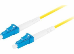 LANBERG optický patch cord SM LC/UPC-LC/UPC simplex 2m LSZH G657A1 průměr 3mm, barva žlutá  