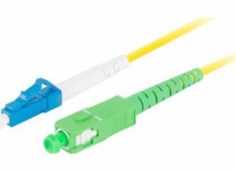 LANBERG optický patch cord SM LC/UPC-SC/APC simplex 2m LSZH G657A1 průměr 3mm, barva žlutá  