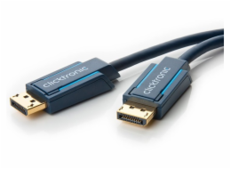 ClickTronic HQ OFC kabel DisplayPort, zlacené kon., 3D, 1m