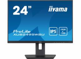 iiyama ProLite/XUB2495WSU-B5/24,1"/IPS/1920x1200/60Hz/5ms/Black/3R