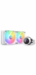 NZXT Kraken 240 RGB RL-KR240-W1 NZXT vodní chladič Kraken 240 RGB / 2x120mm fan / 4-pin PWM / LCD disp. / 6 let / bílý