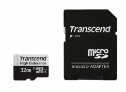 Transcend SDHC Class 10 32 GB TS32GUSD350V Transcend 32GB microSDXC 350V UHS-I U1 (Class 10) High Endurance paměťová karta, 95MB/s R, 40MB/s W
