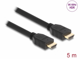 Delock High Speed HDMI kabel, 48 Gbps, 8K 60 Hz, černý, 5 m