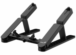 GENIUS G-Stand M200 přenosný stojan na notebook, tablet a telefon, 10-17", 6 pozic, skládací, černý